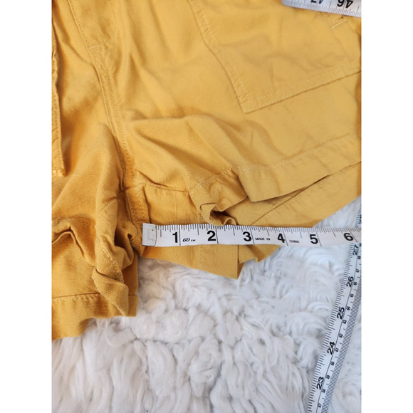 Maurices Women's Gold Elastic Drawstring Waist Pull On Short Size‎ L - Picture 7 of 7